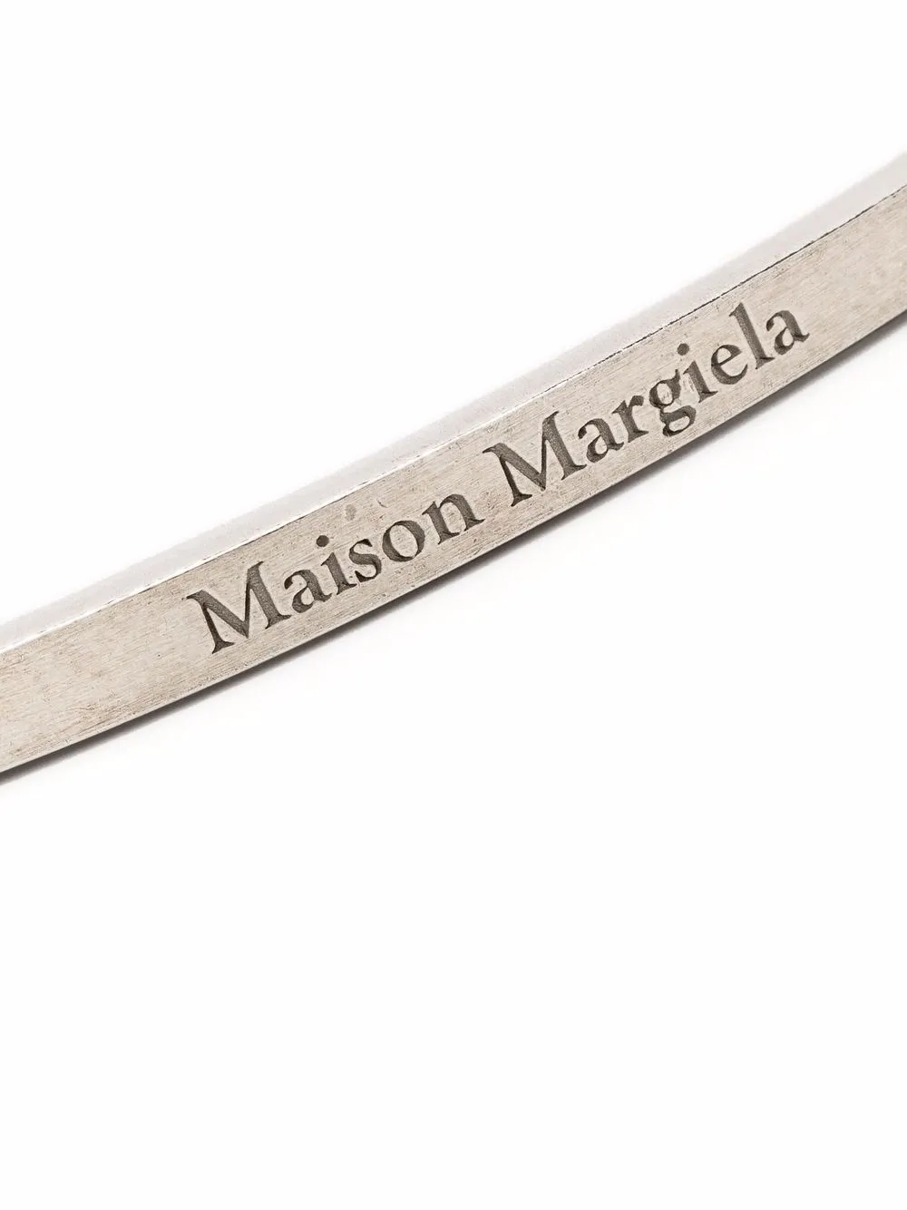 Maison Margiela メゾン・マルジェラ ロゴ カフブレスレット - FARFETCH