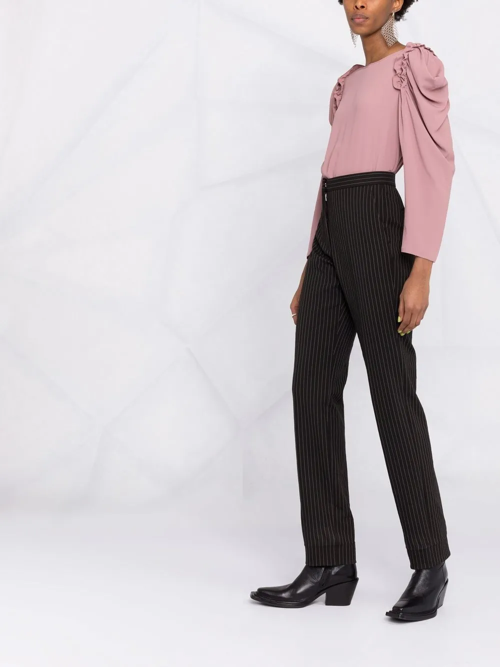 Alberta Ferretti Blusa con ruches | Image 6