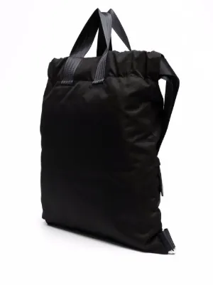 Shop Alberta Ferretti Logo Embroidered Backpack With Express Delivery Farfetch