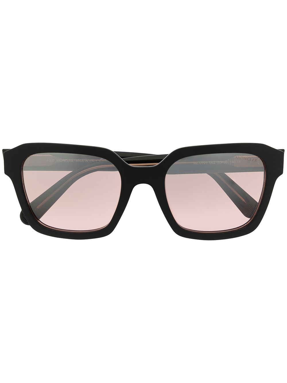 фото Moncler eyewear солнцезащитные очки в геометричной оправе