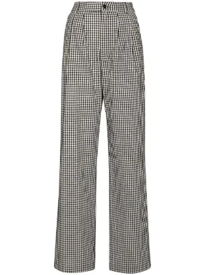 reformation gingham pants