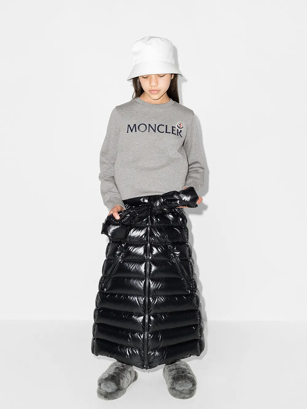 фото Moncler enfant толстовка с логотипом