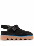 MSGM padded platform mules - Black