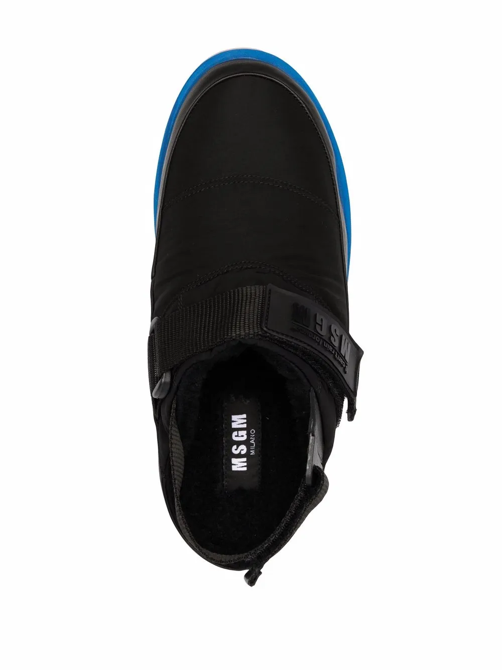 Msgm Padded Platform Mules In Black