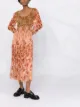 Imagem 2 de Alberta Ferretti Vestido midi com estampa floral
