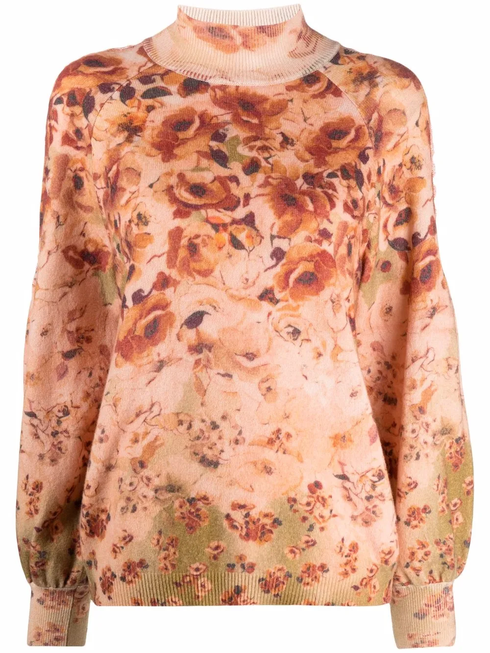 Alberta Ferretti floral-print jumper · 46