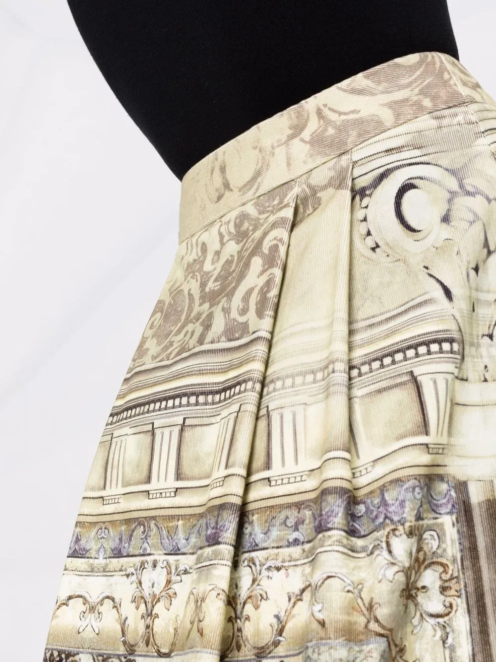Alberta Ferretti Maxi-rok met print Beige