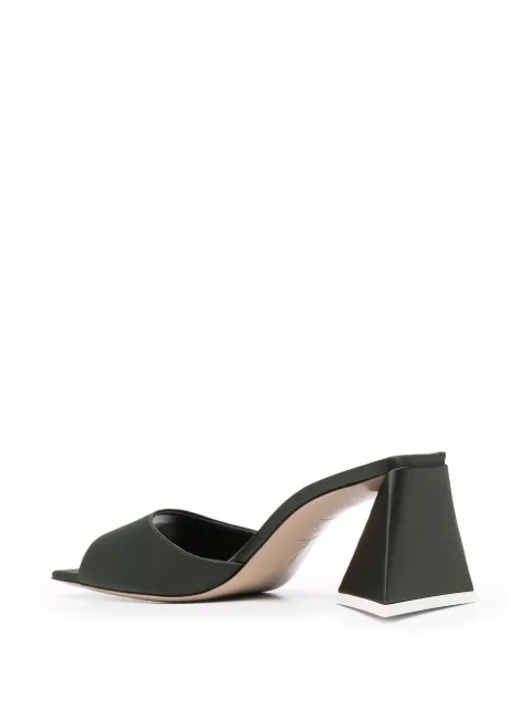 the attico devon pink mule