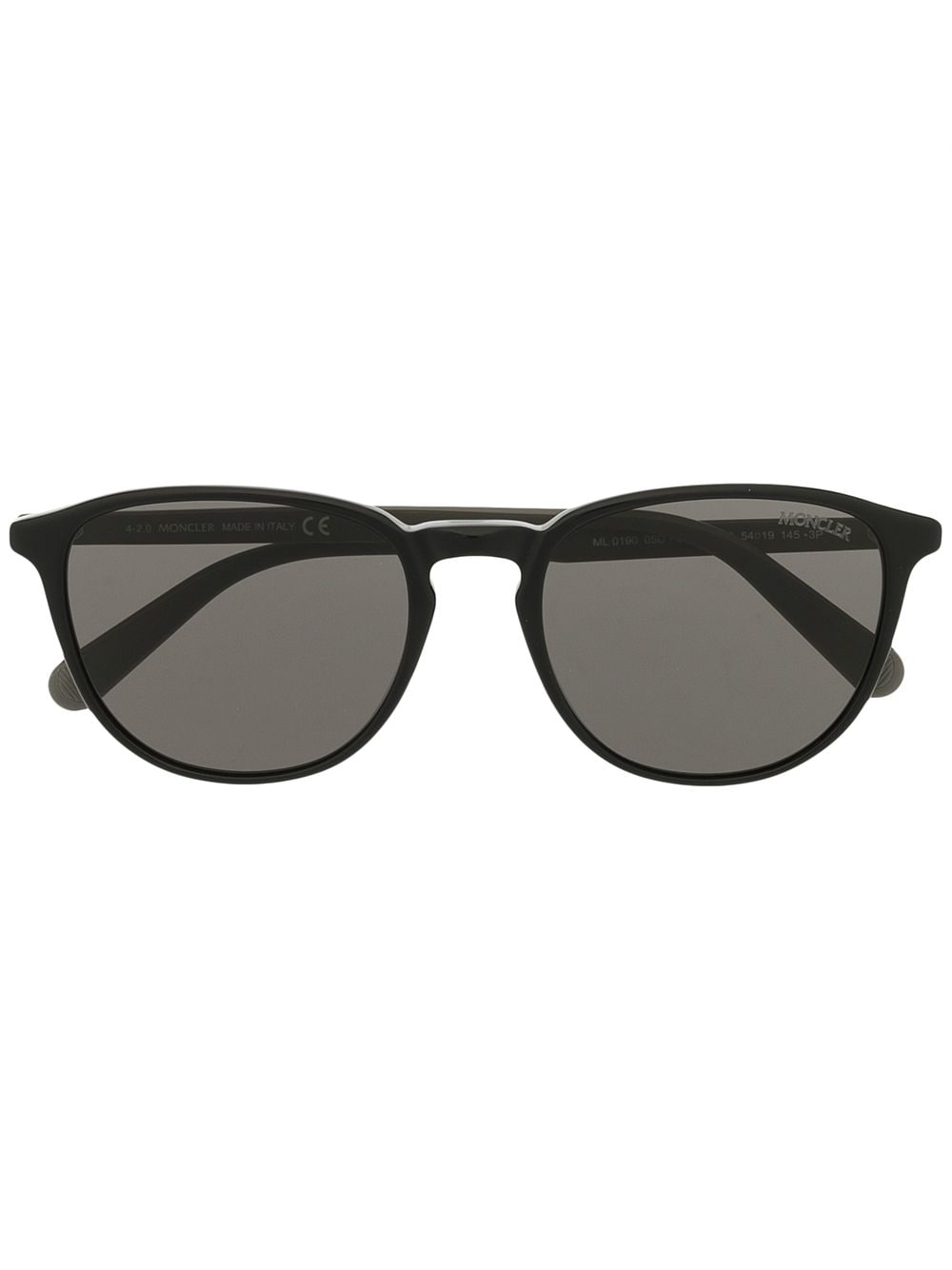 

Moncler Eyewear lentes de sol con armazón en D - Negro