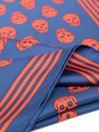 skull-print silk scarf展示图