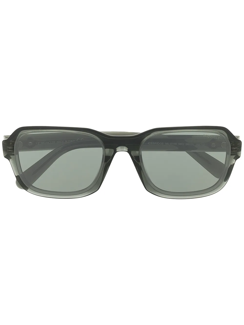 

Moncler Eyewear lentes de sol con armazón cuadrada oversize - Gris