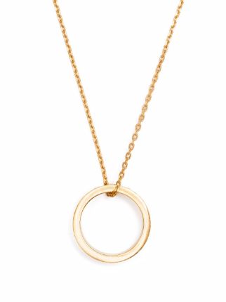 Maison Margiela ring-pendant Necklace | Gold | FARFETCH