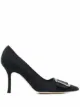 Imagem 1 de Manolo Blahnik Sapato Maysa com salto 90mm e fivela