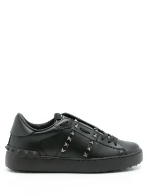 valentino black sneakers womens