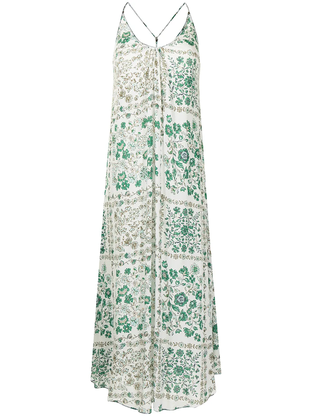 фото Poupette st barth платье макси с цветочным принтом