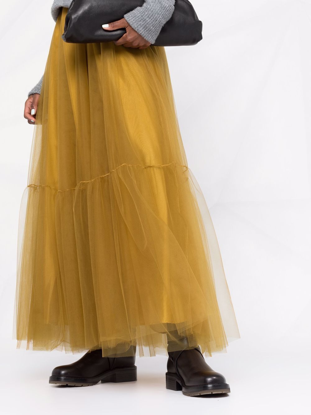 фото Fabiana filippi юбка макси из тюля