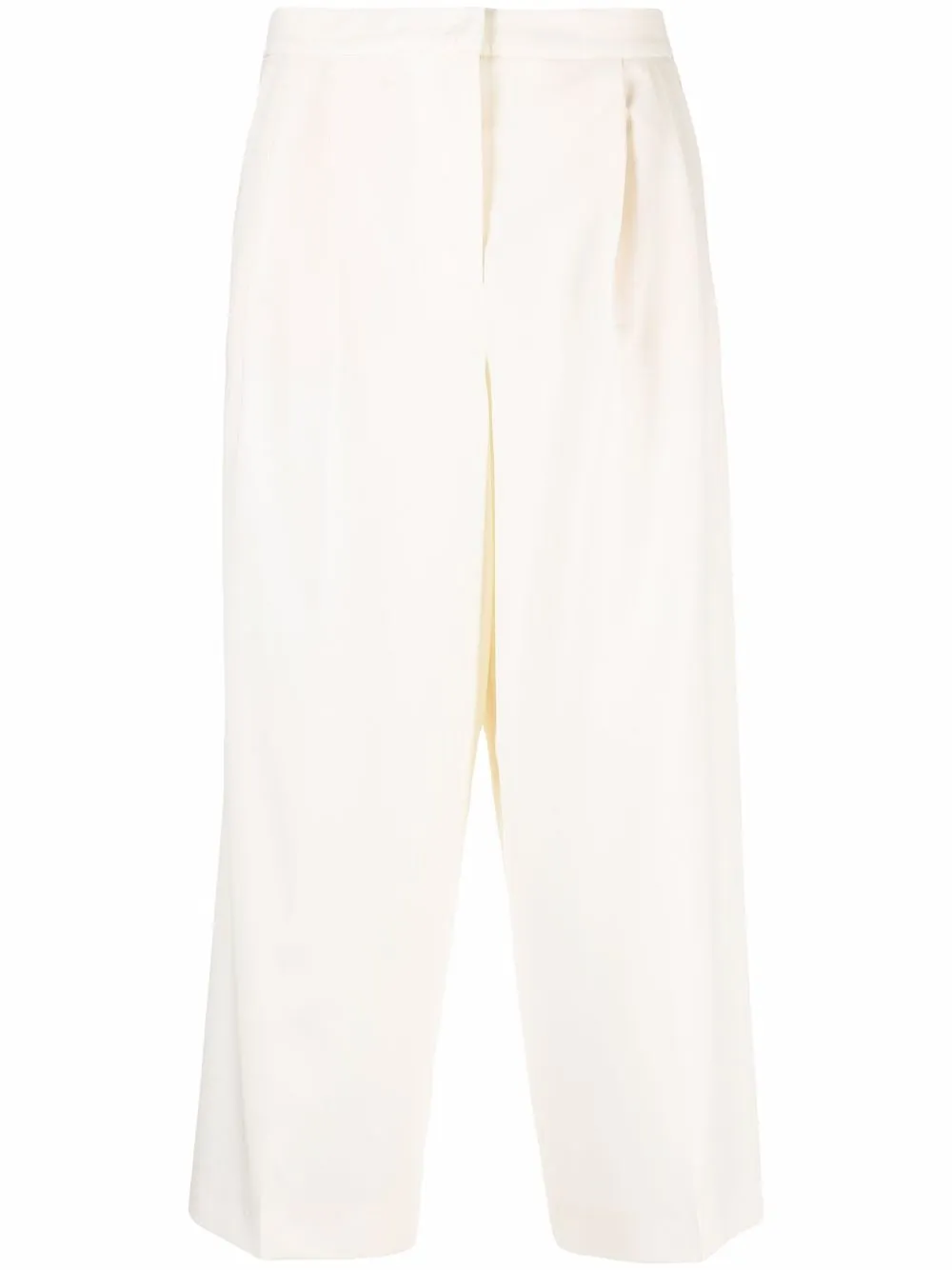 

Fabiana Filippi wide-leg cropped trousers - Neutrals