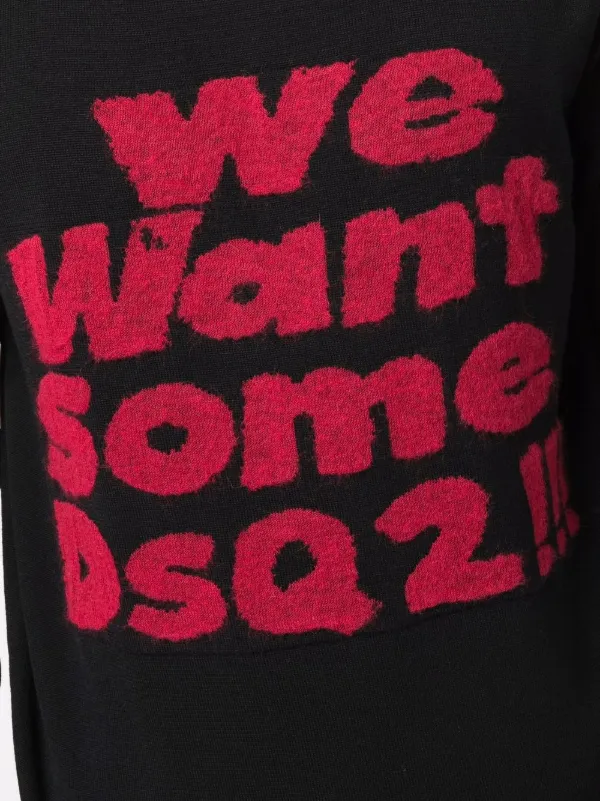 Dsquared2 ディースクエアード We Want Some Dsq2!!! スローガン