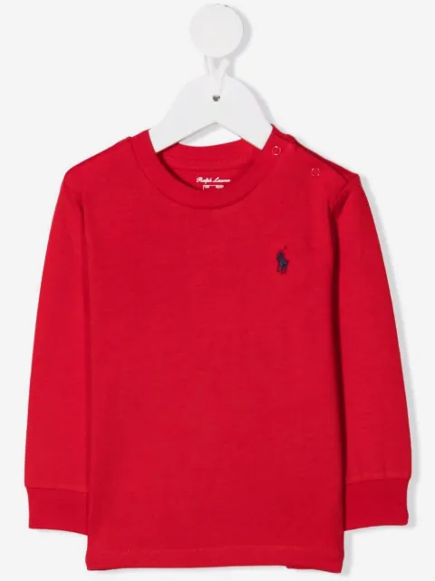 POLO RALPH LAUREN KIDS sudadera con logo bordado