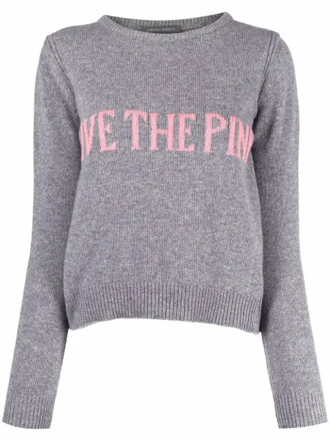 Alberta Ferretti intarsia-knit jumper