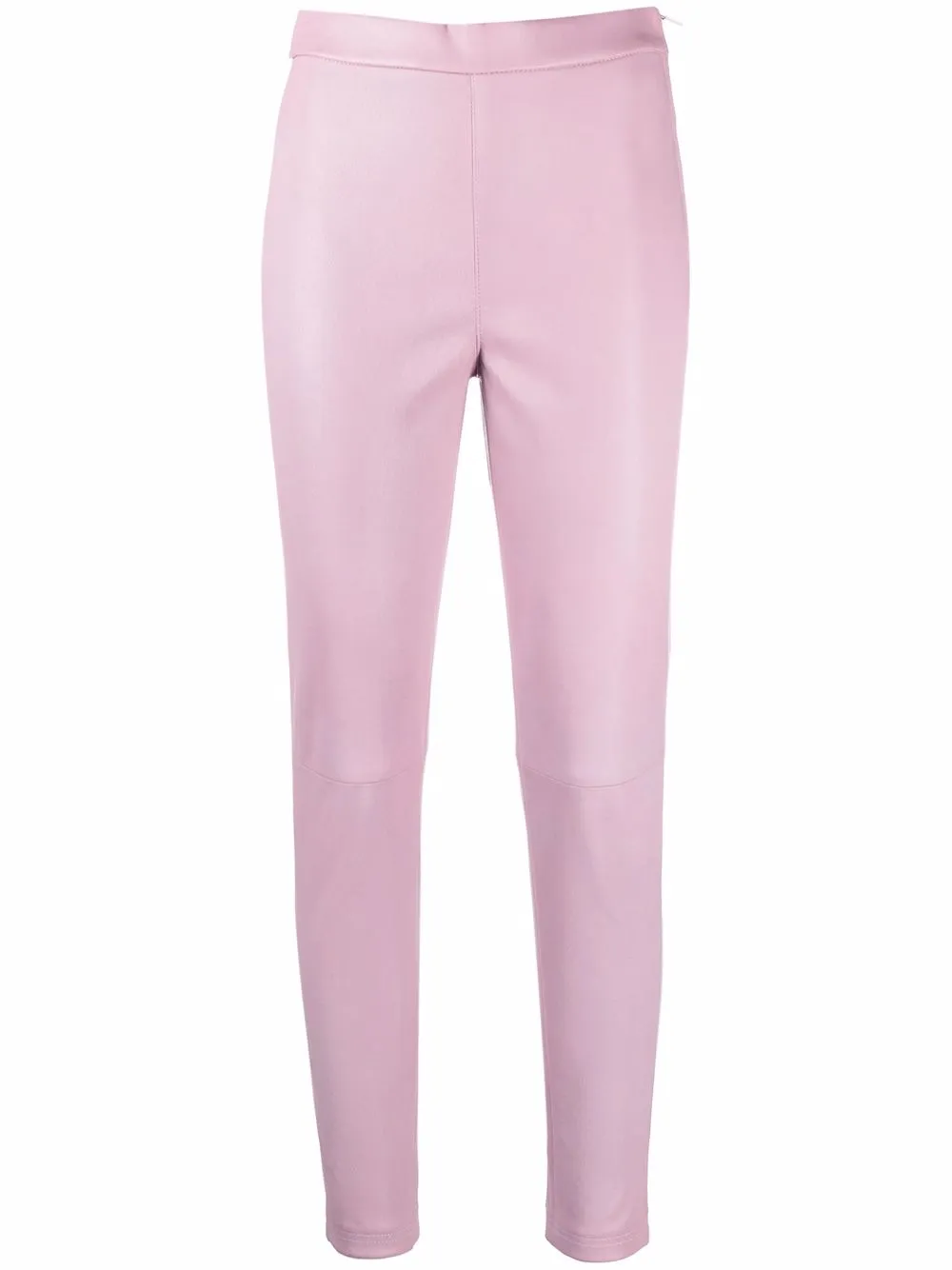 

Alberta Ferretti pantalones skinny de cuero - Rosado