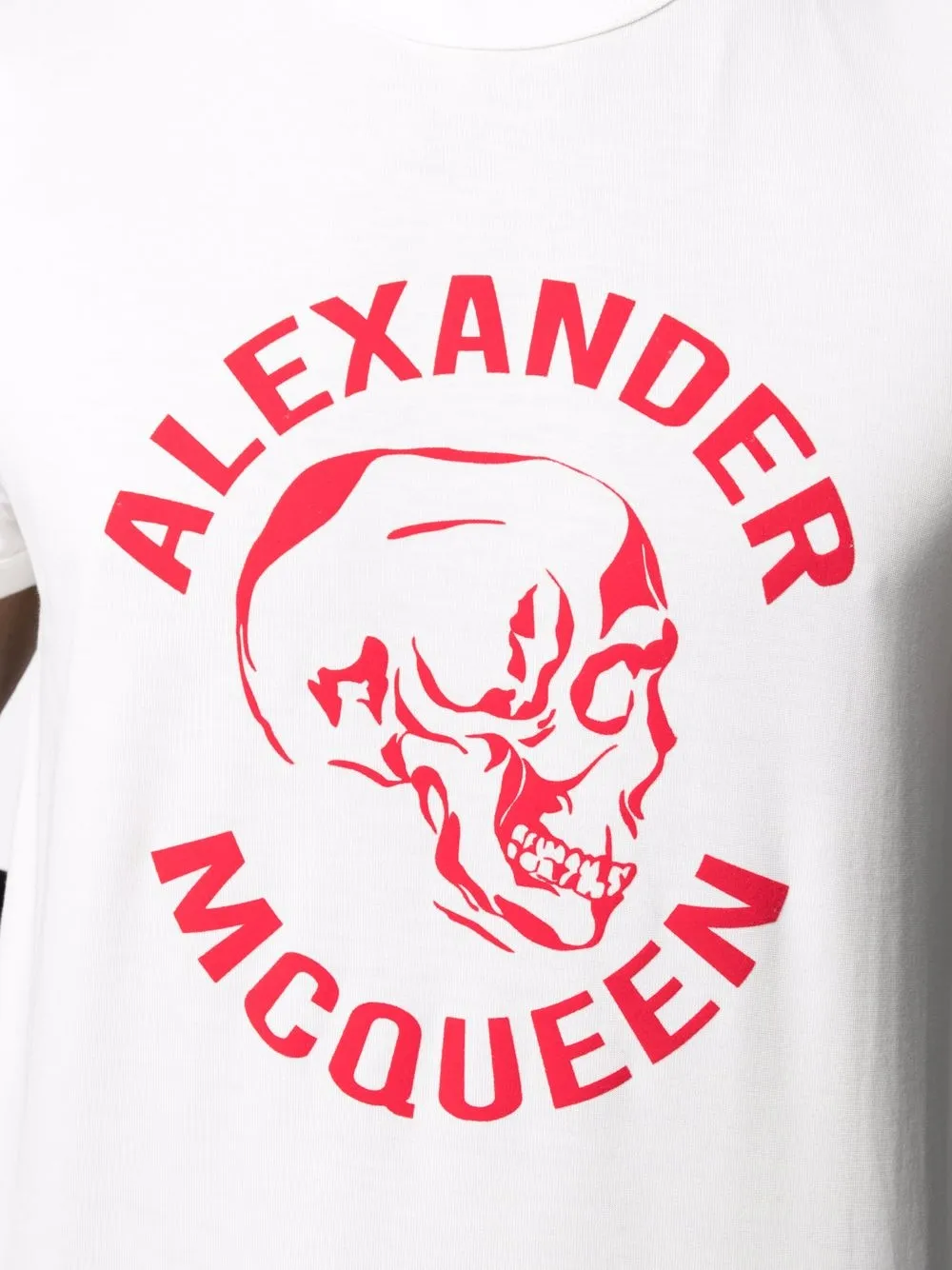 фото Alexander mcqueen футболка с логотипом skull