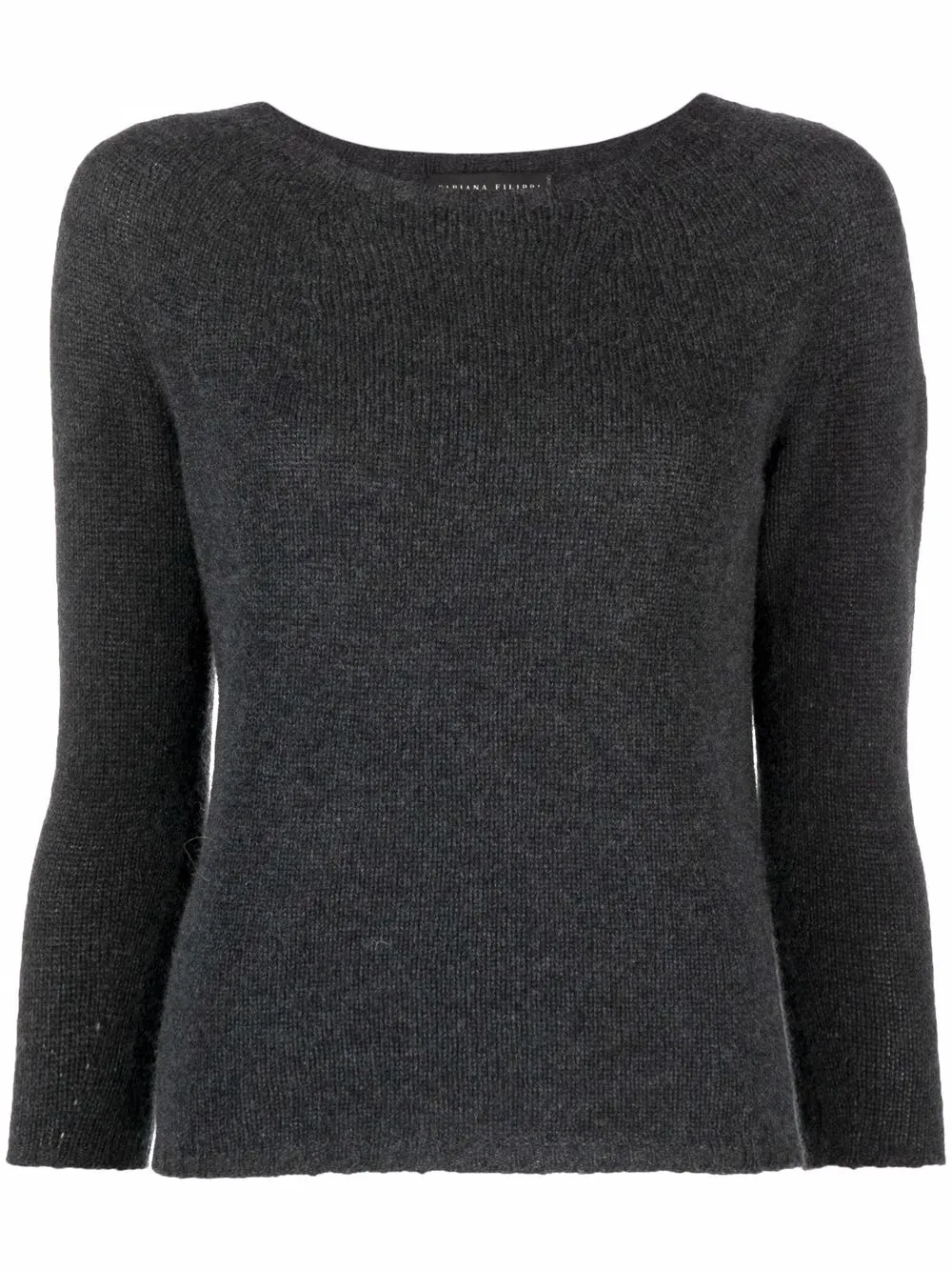 

Fabiana Filippi three-quarter sleeved jumper - Grey