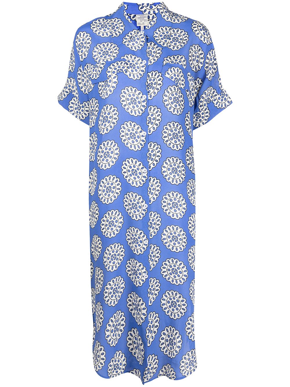 фото Baum und pferdgarten платье-рубашка anelise с геометричным принтом