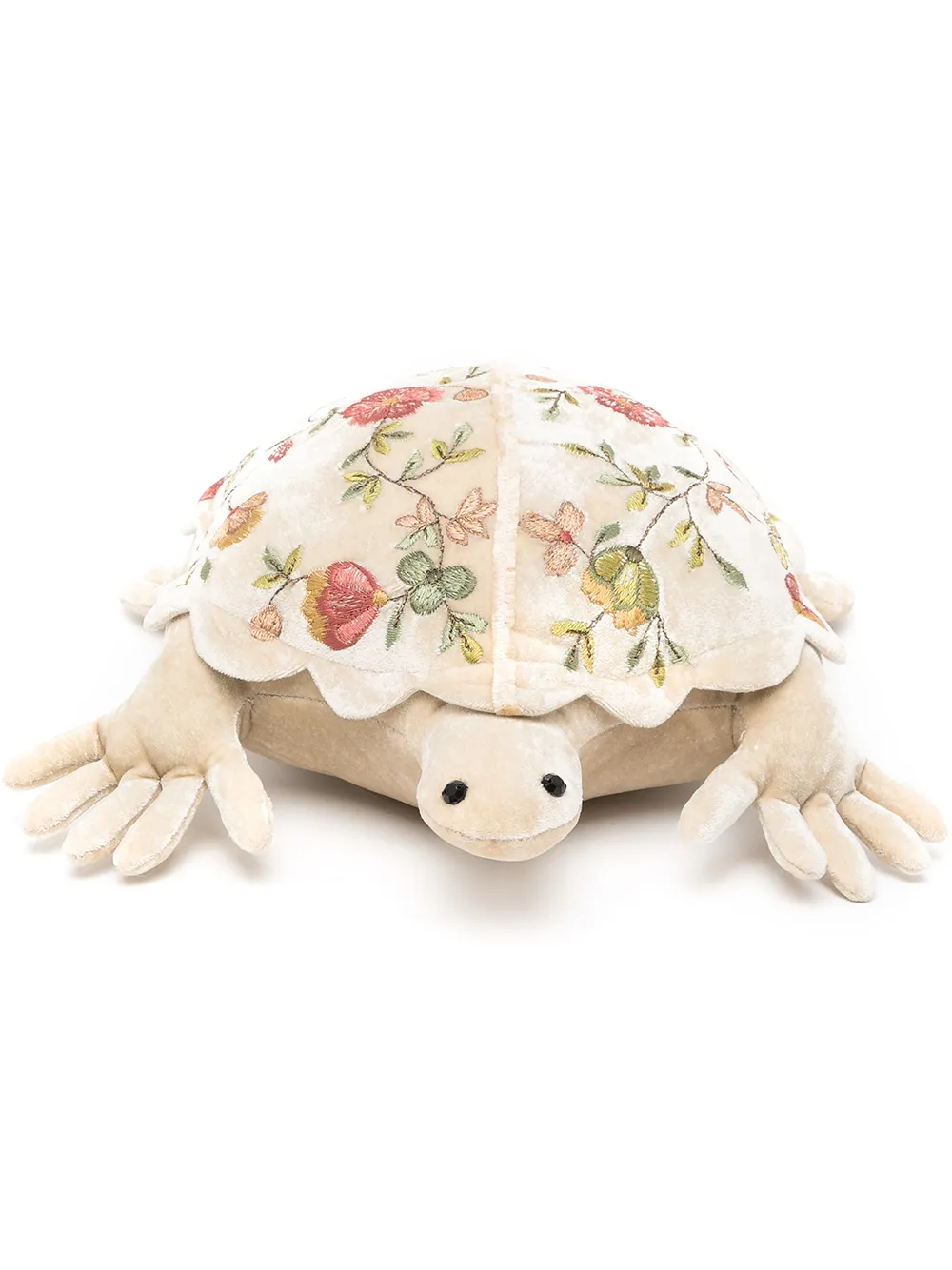 Anke Drechsel мягкая игрушка с цветочной вышивкой