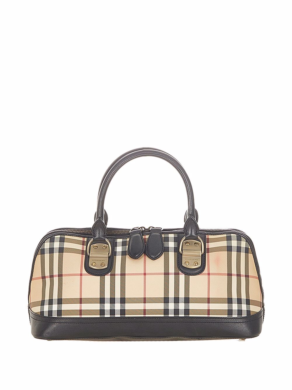 фото Burberry pre-owned сумка в клетку house check