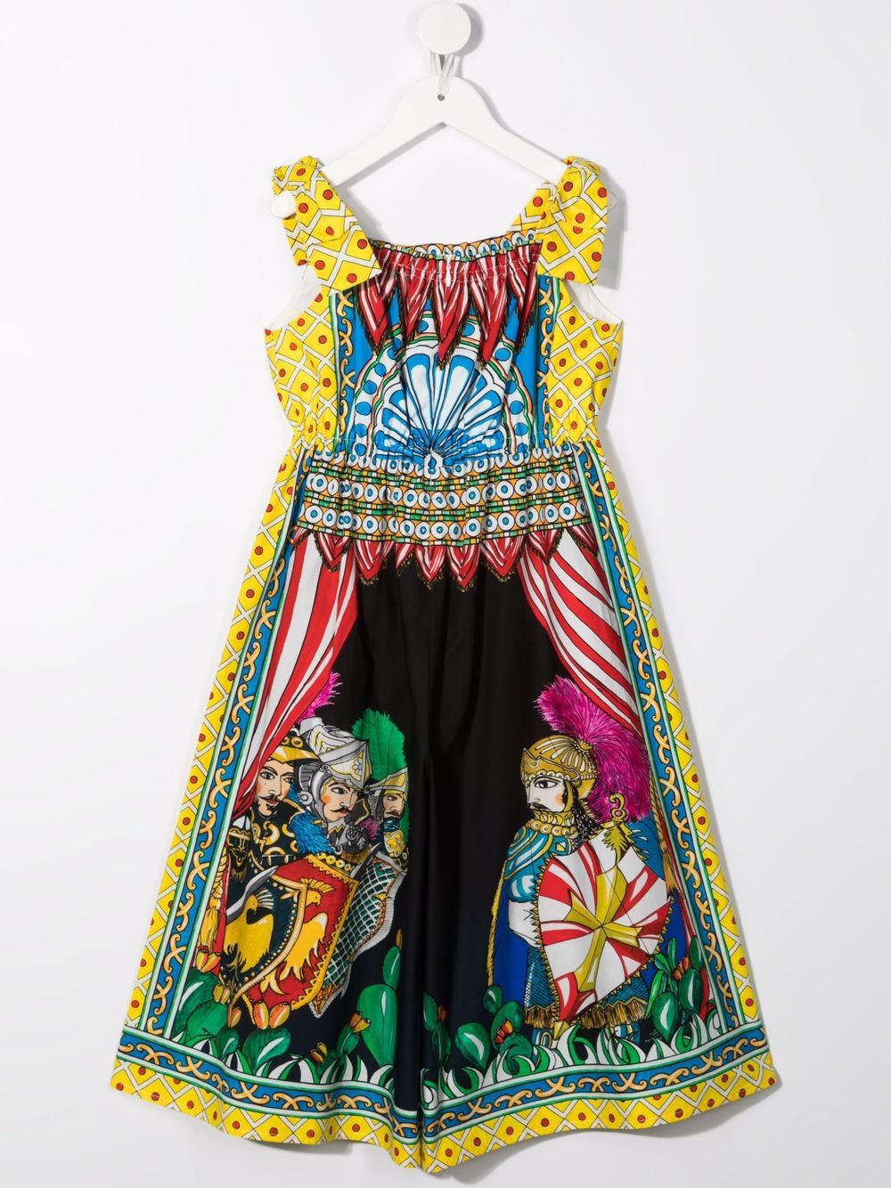 Dolce & Gabbana Kids Flared jurk - Zwart