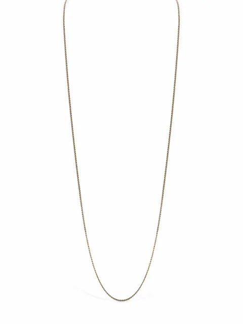 Pragnell Vintage 18k yellow gold Victorian muff chain necklace