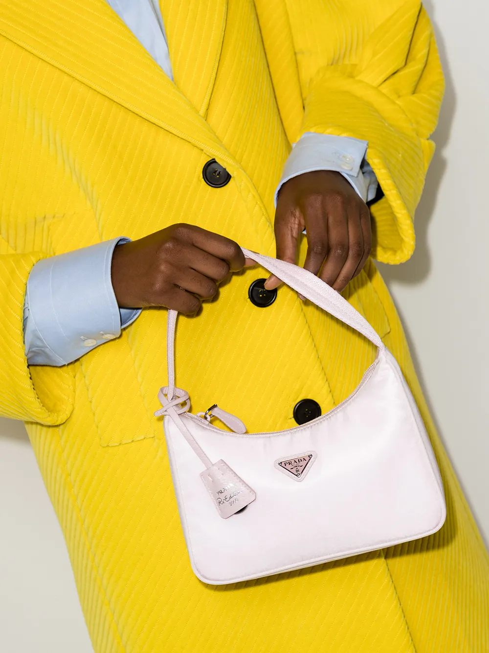 Prada 2005 Re-Edition kleine tas - Roze