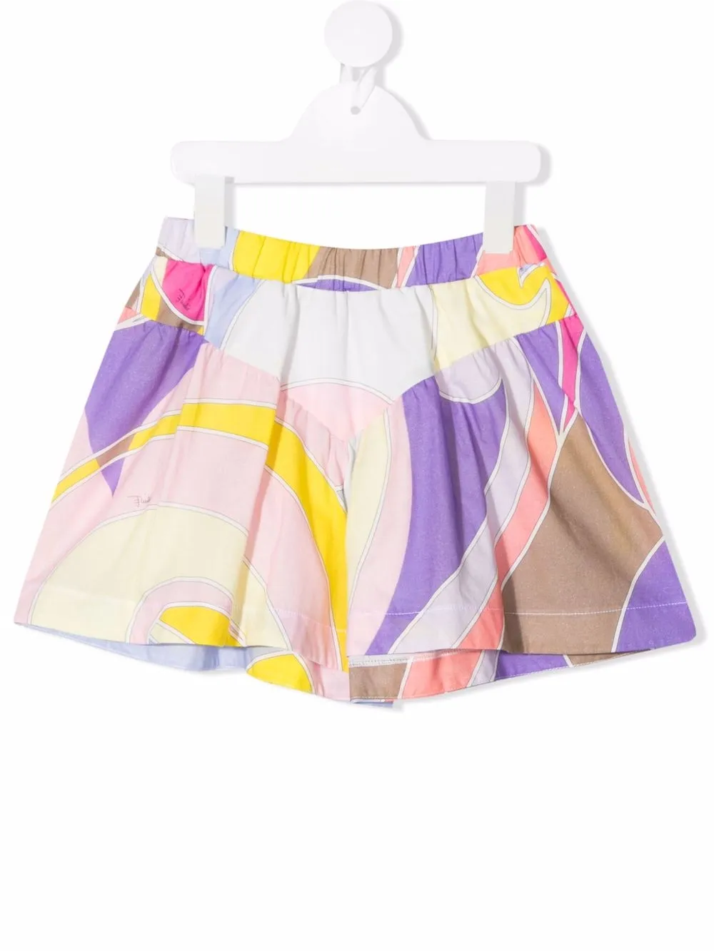 фото Emilio pucci junior шорты с геометричным принтом