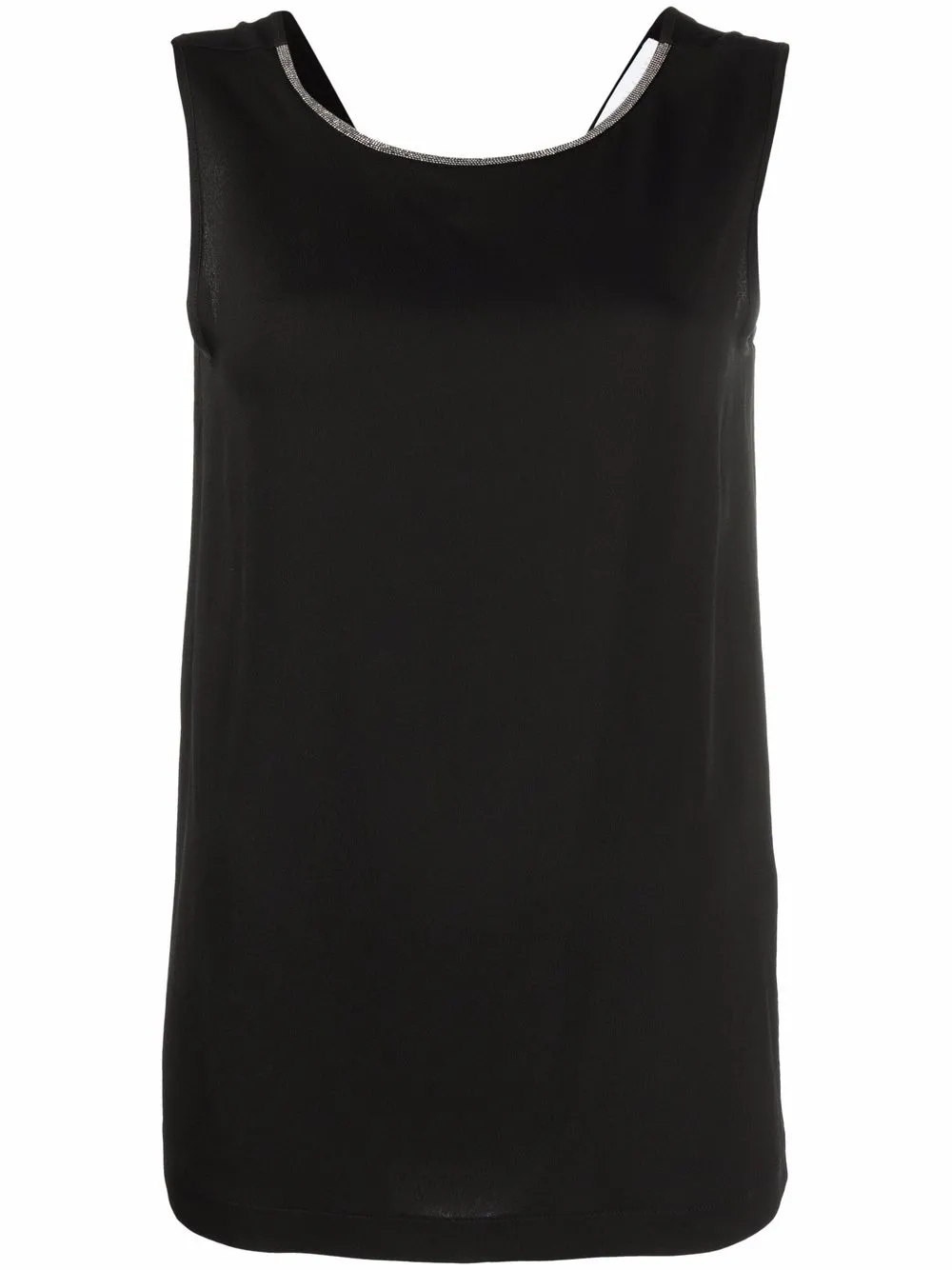 

Fabiana Filippi ball-chain detail blouse - Black