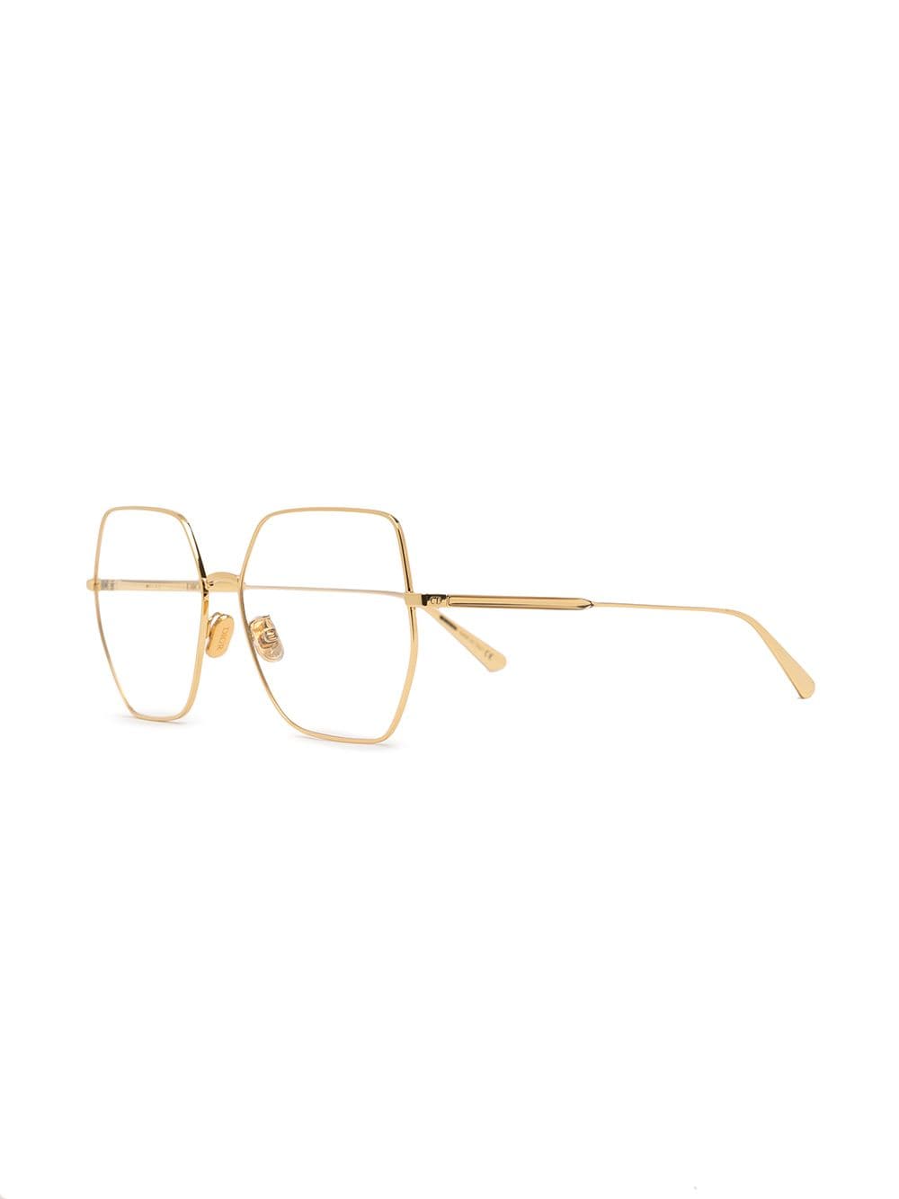 Dior Eyewear GemDior bril met oversized montuur - Goud