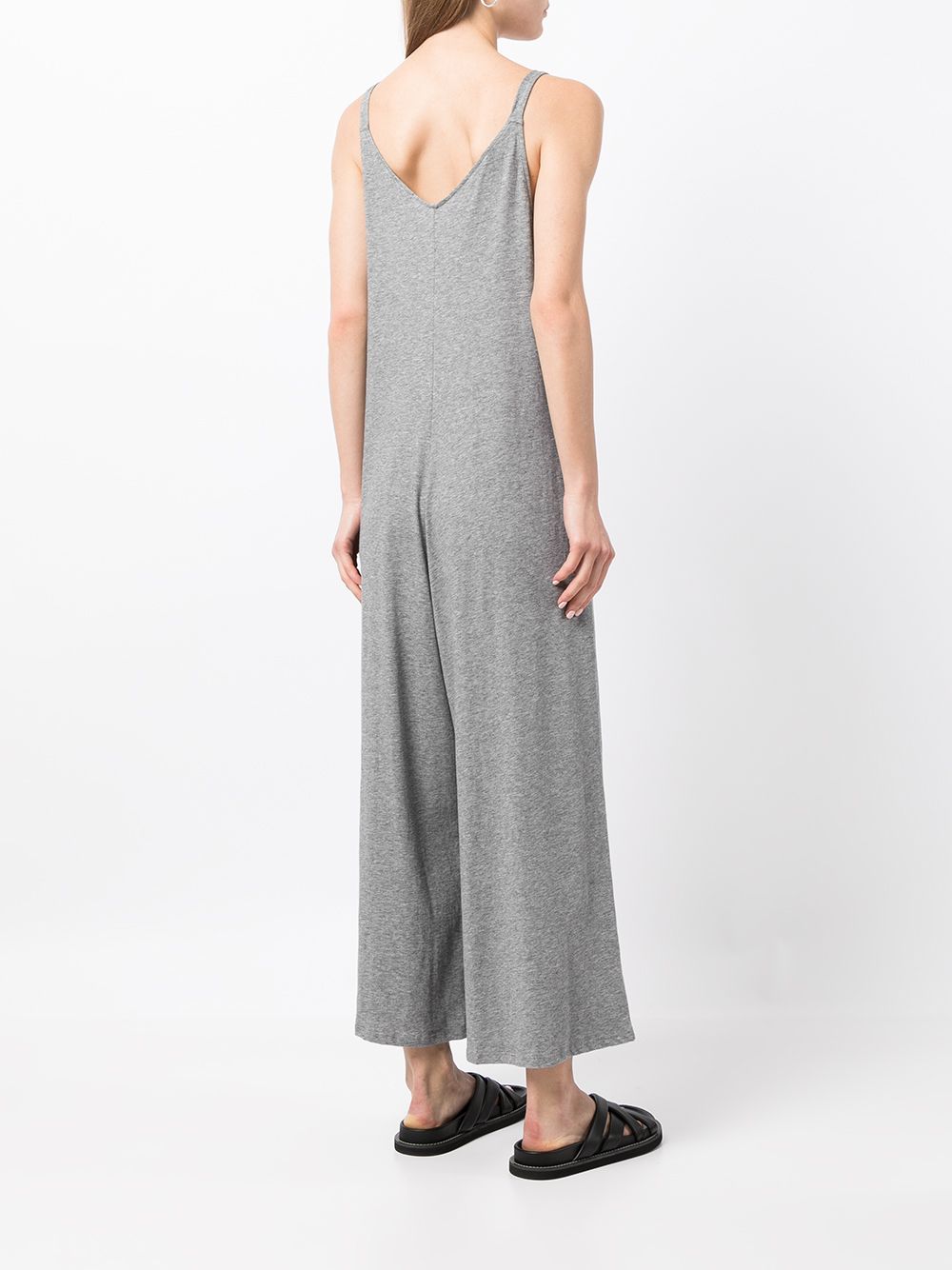 Charlie Pima Cotton Jumpsuit - Heather Grey - Eberjey