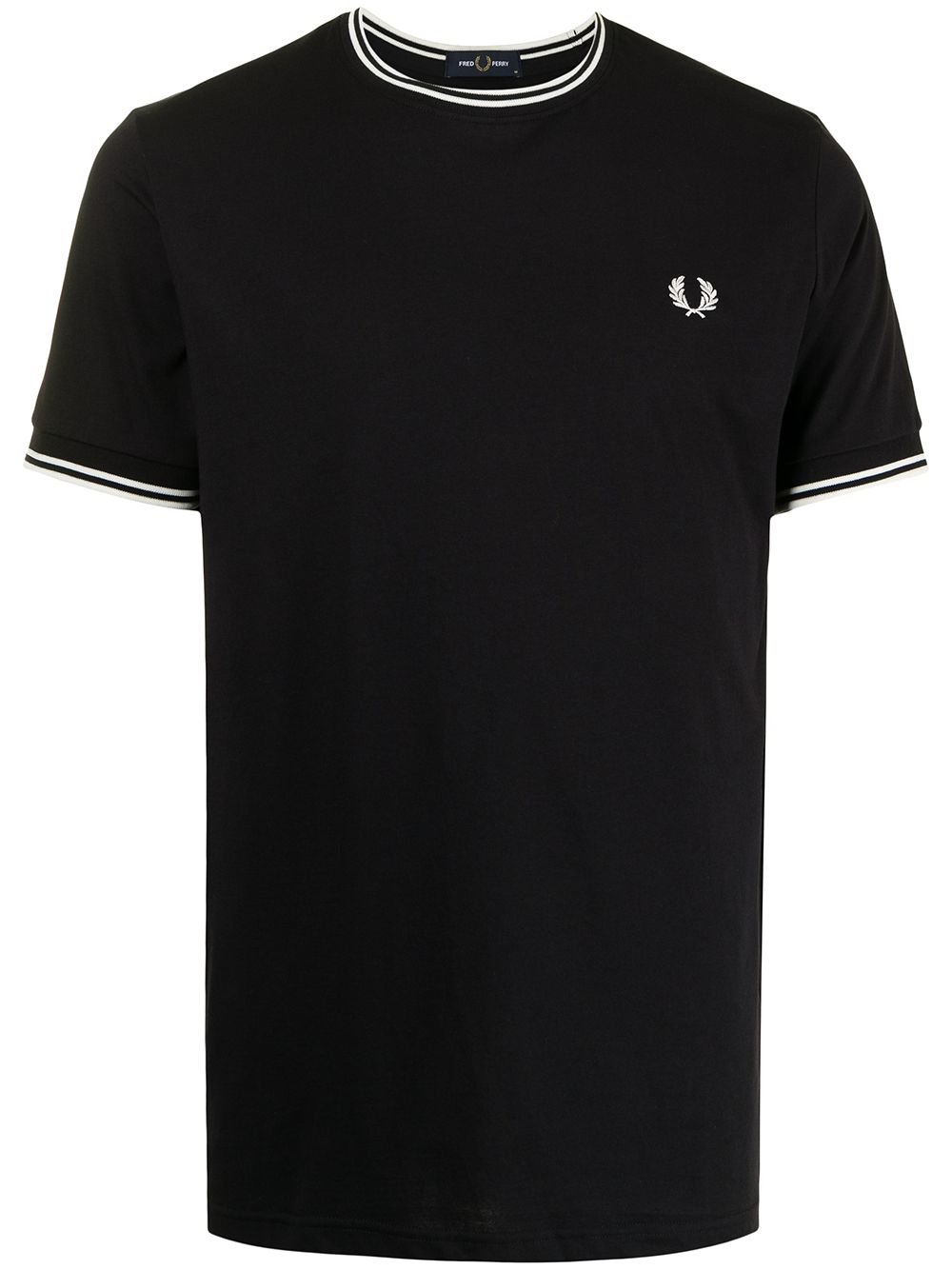 Image 1 of Fred Perry T-shirt con ricamo