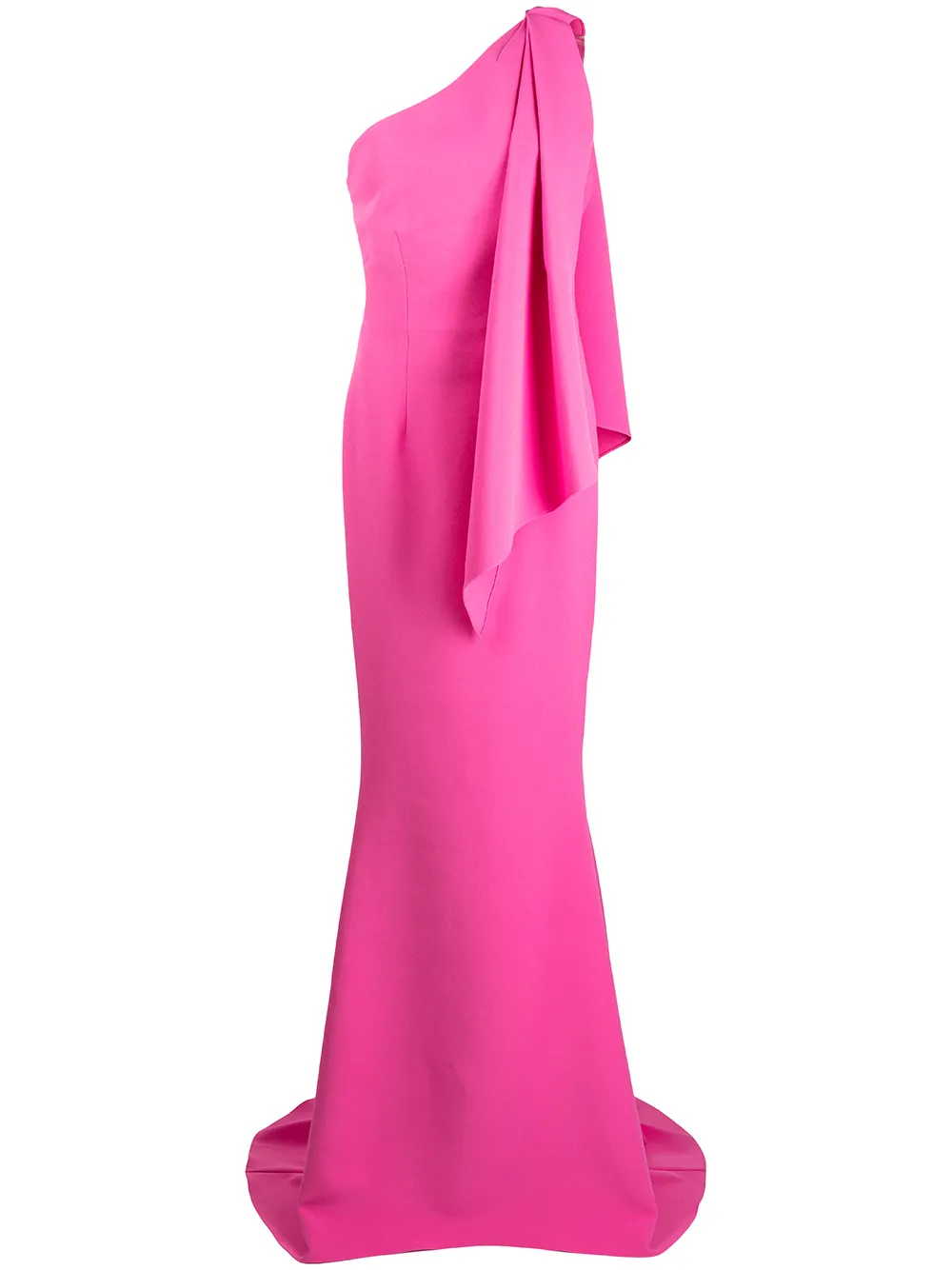 Safiyaa платье на одно плечо с драпировкой