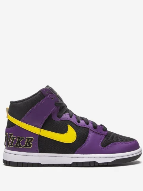 Nike baskets montantes Dunk 'Lakers'