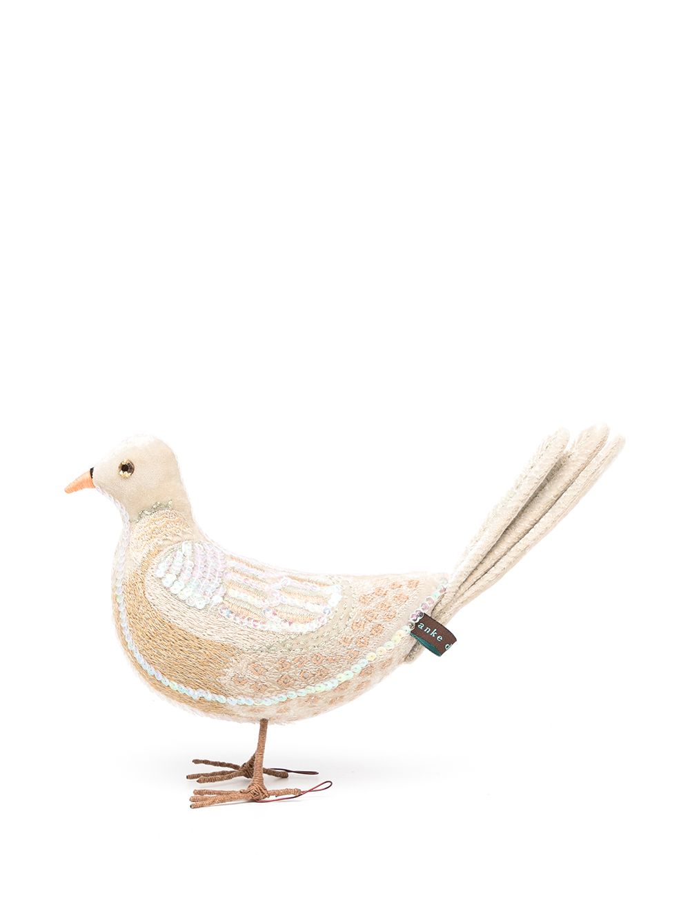 фото Anke drechsel embroidered bird ornament