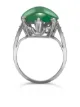 Image 2 of Pragnell Vintage 1911-1940 platinum Art Deco jadeite and diamond ring