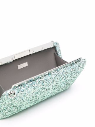 Ellipse glitter clutch bag展示图