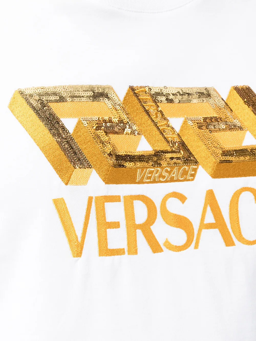 фото Versace футболка с узором greca