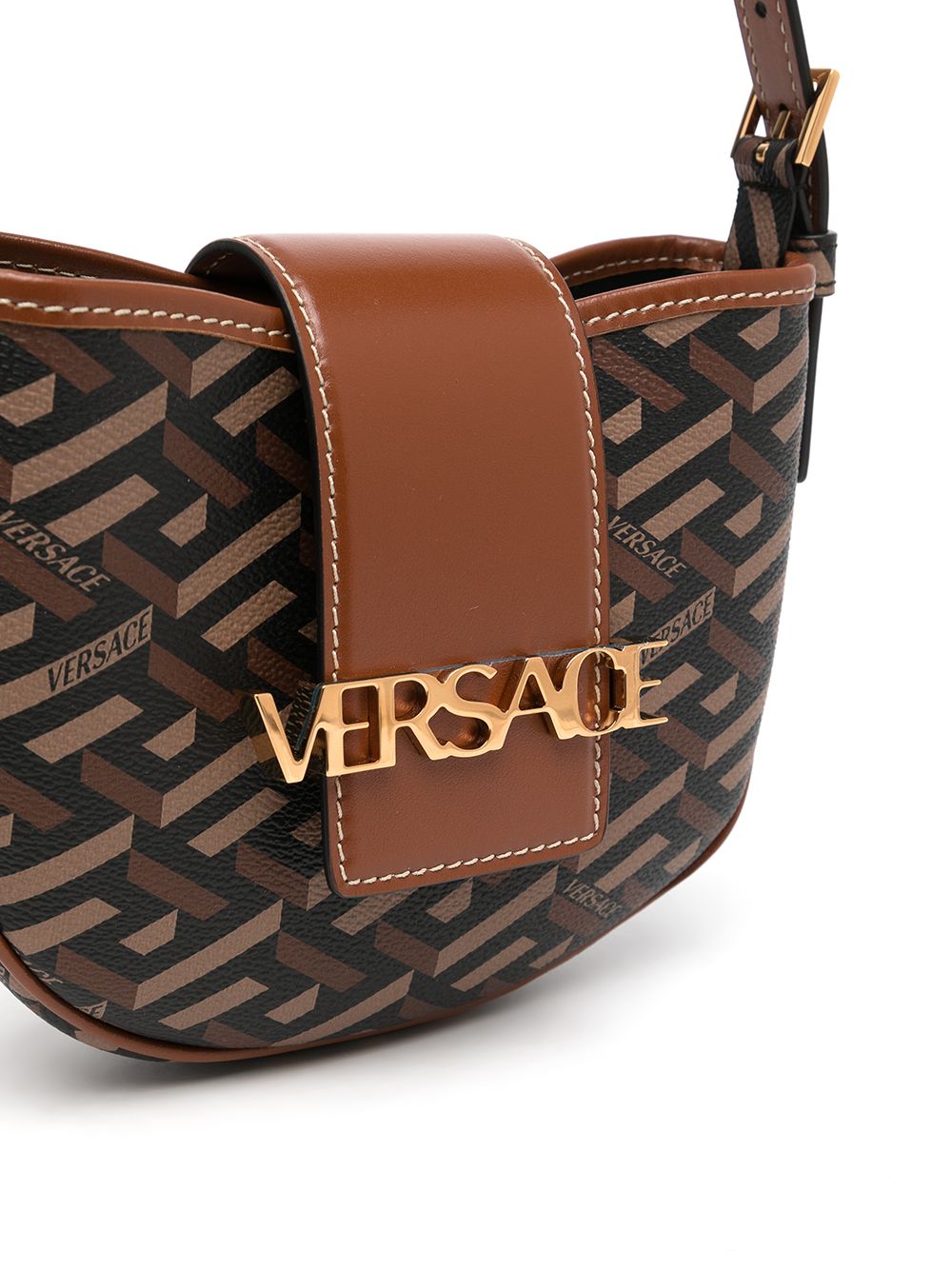 фото Versace сумка-тоут с узором greca