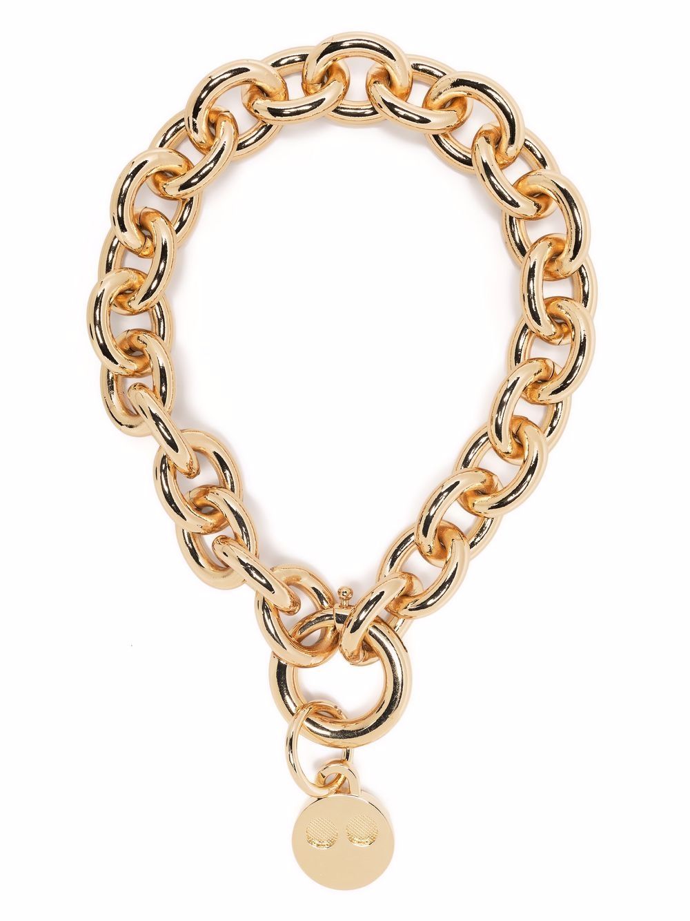 AZ FACTORY logo-pendant Chain Necklace - Farfetch