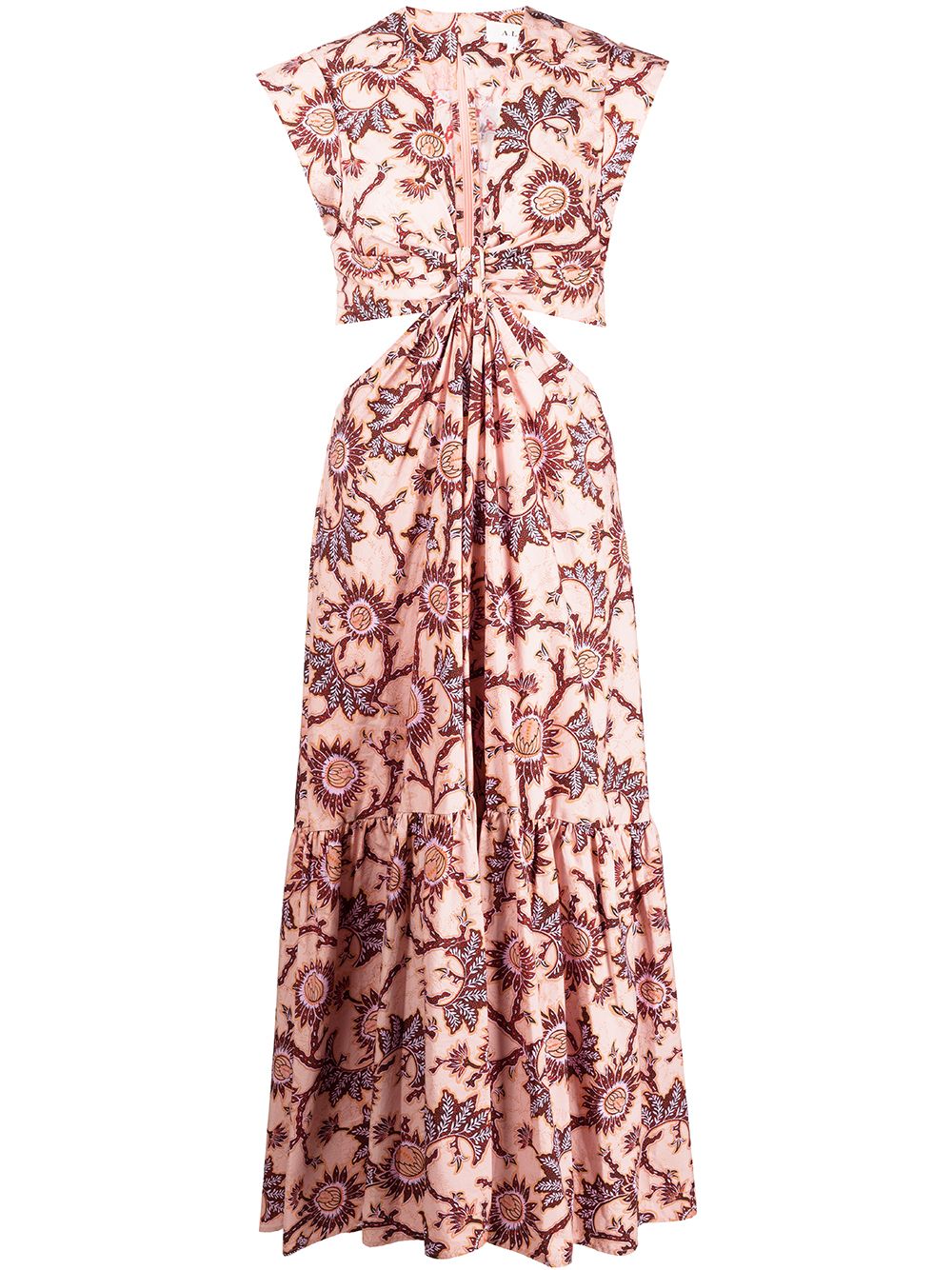 фото A.l.c. floral-print cut-out dress