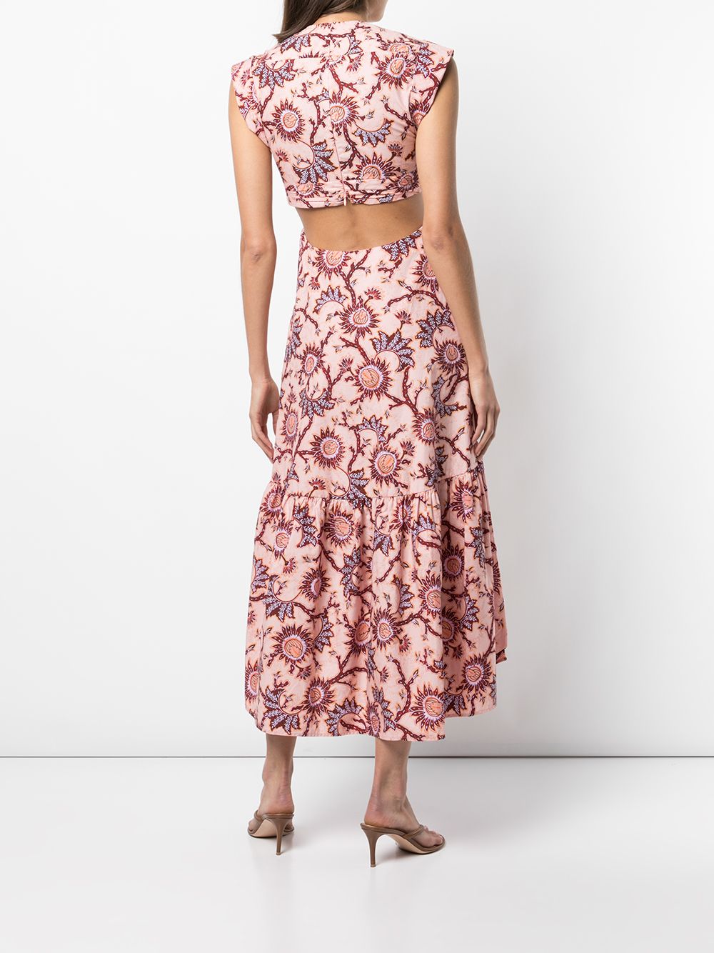 фото A.l.c. floral-print cut-out dress