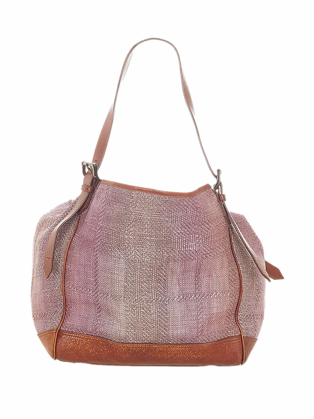 фото Burberry pre-owned сумка-тоут с узором в клетку