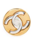 CHANEL Pre-Owned 1997 CC Turn-lock brooch - Gold